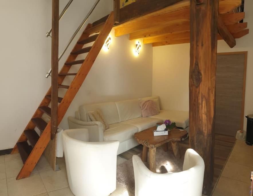 Ferienwohnung L'Huile Et L'Eau Antraigues Exterior foto
